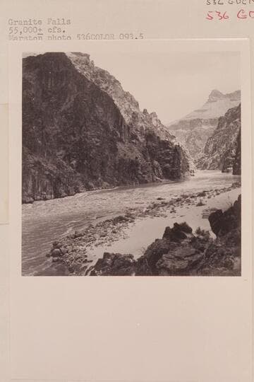 Granite Falls;  approximately 55,000 cfs