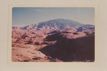Up Nasja and Bald Rock Canyons to Cha Butte, Navajo Mountain, and Rainbow Butte.  Surprise Valley is upper right