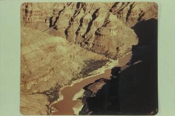 Looking up to Spring Canyon