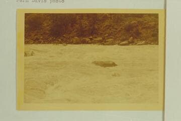 Upper Disaster Falls from below and the right bank