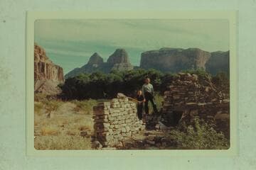 House ruin near the spring in Meriwitica Canyon