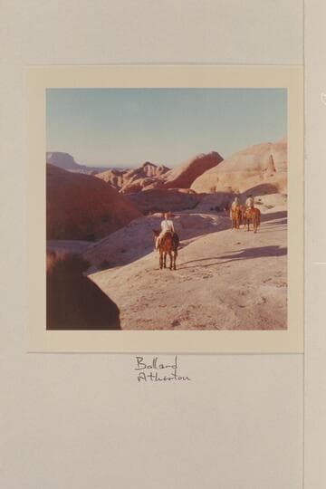 On the trail across the bald heads between Black Water Creek and the basin north of Sid Whiskers Butte.  Sid Whiskers; Dan Lehi; Ballard Atherton