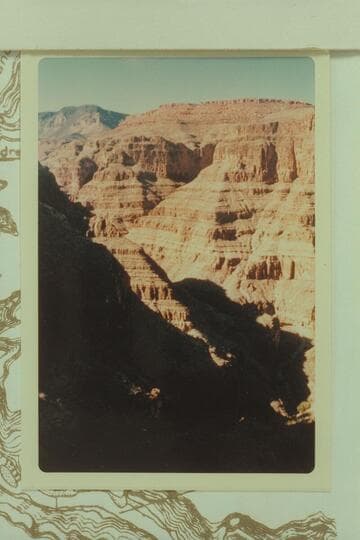 Upstream in Indian Canyon.  Price Butte on skyline