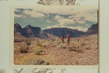 Downriver and across the inner gorge from right bank at Mile 225+