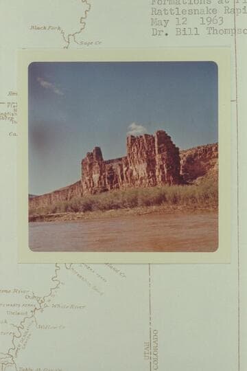 Formations at right bank near Rattlesnake Rapid