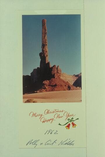 Art Kidder's Christmas card of 1962