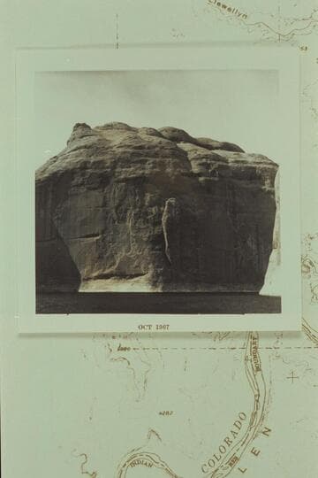 Mouth of Anasazi Canyon at right