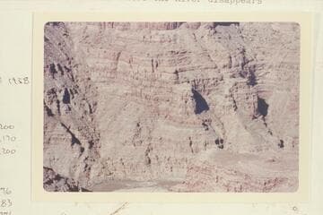 Rapid at Mile 184 in Cataract Canyon from plateau