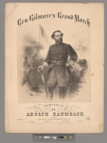 Gen. Gilmore's [sic] Grand March  / composed by Adolph Baumbach