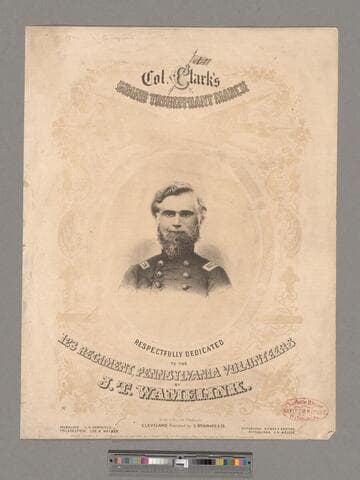 Col. Clark's grand triumphant march / by J. T. Wamelink