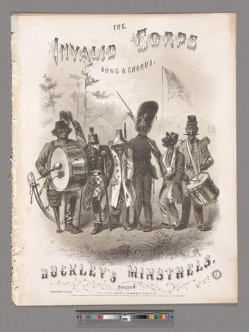 The Invalid Corps : song & chorus / sung by Buckley's Minstrels