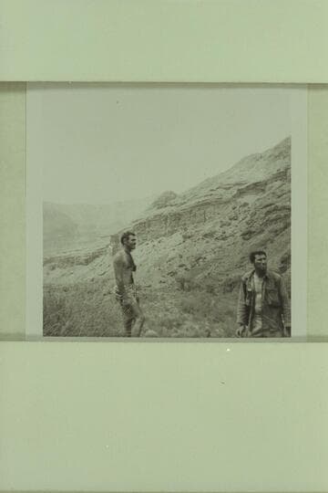 Garth Marston and Bill Beer in basin of Tapeats Creek