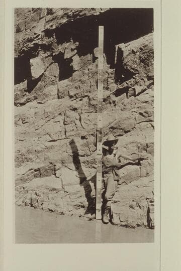 Near Damsite No. 1, Marble Canyon, at Mile 28.6