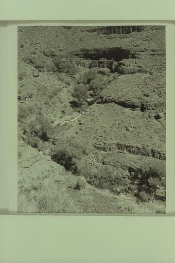 Up Tapeats Creek from just above the box