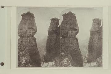 [print from a stereo] No. 224, "Views on the Colorado River," Grand Canon Series:  Mu-Av Canon