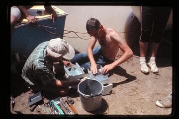 Overhaul of gate; Lees Ferry