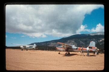 Leaving Navajo Mountain Trail Post