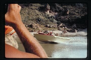 Passing Georgie's boloneys at Elves Chasm