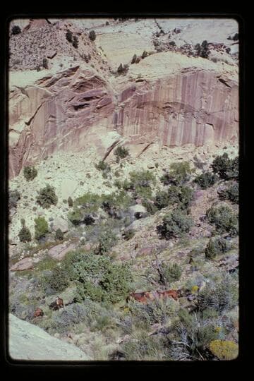 Into Yellow Water Creek from west