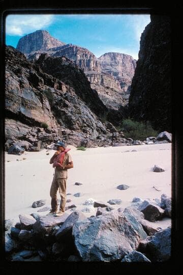 Side canyon, right bank at Mile 232.4