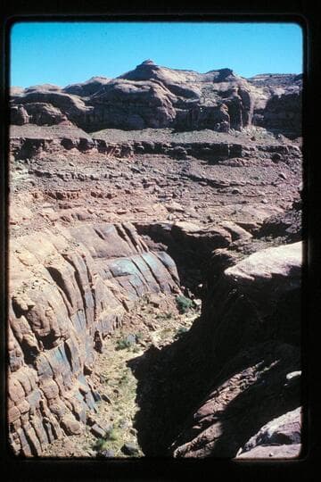 Up into Nasja Creek from its mouth