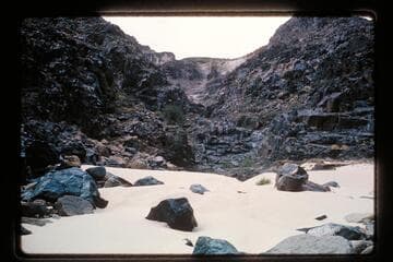 Side canyon; Mile 234.2, left bank