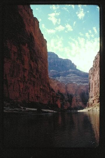 Dam site; cable tunnel dump