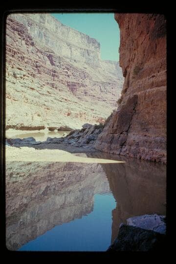 Up river from plunge pool at 27 Mile Rapids