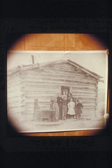 School near Vermillion Creek, Browns Park. The teacher is Miss Denny