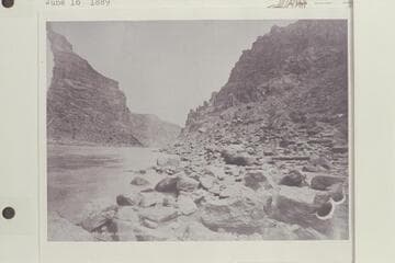 Up river from approximately Mile 196.75.  Brown-Stanton Survey