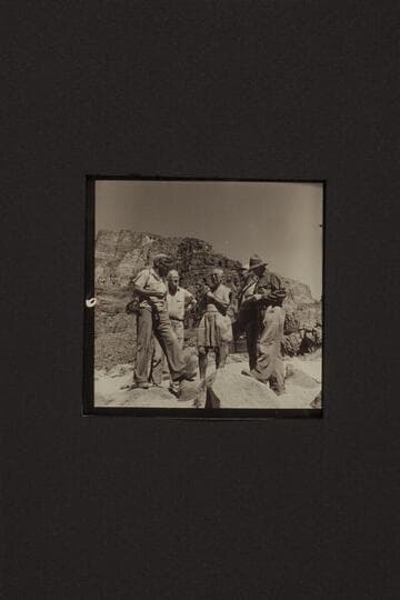 Some of the crew discussing the rapid at Mile 24.5.  Left to right:  Sanderson, Desloge, Masland, Marston and Taylor