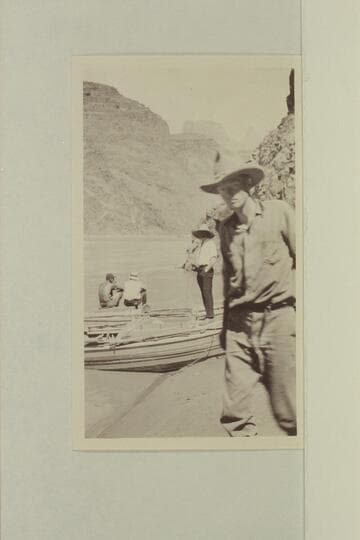 Larue, Stabler, Lindauer.  Foot of trail at Pipe Creek where Stabler joined the USGS party