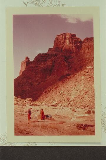 Up river from camp at Mile 198.6 RB near Waterhole Canyon