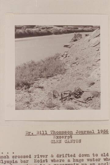 Lower terrace, Olympia Bar, Glen Canyon