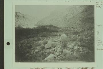 Station 8666 Up.  Cataract Canyon about 4 1/4 miles below the Junction.  Mile 213.3