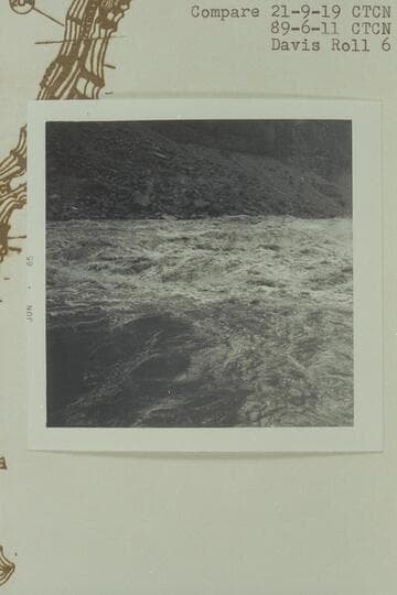 Head of Rapid 22 from left bank.  Up river view