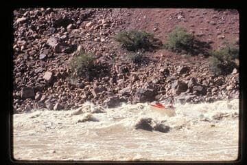 "Wee Red"; Hance Rapids, 38,800 cfs