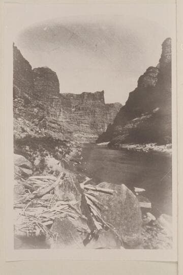 "Views on the Colorado River", Cataract Canon Series, Drift Wood