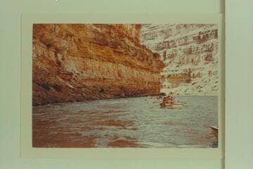 "The 'Real' Government 'Rapid'"--Mile 82 3/4, San Juan River.  The punts of the Mexican Hat Expedition