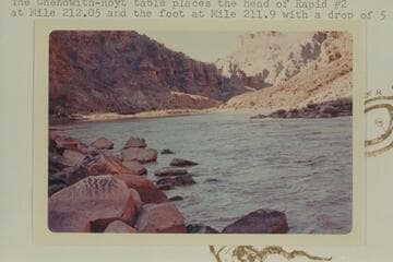 Downstream from Mile 212.0 in Cataract Canyon