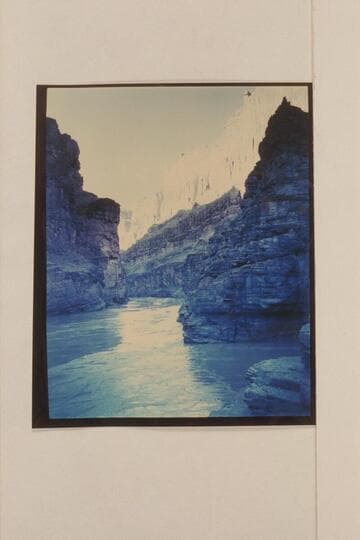 Up river from ledges below mouth of Supai Creek