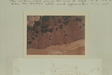 Across Cataract CAnyon to left bank from mouth of Range Canyon