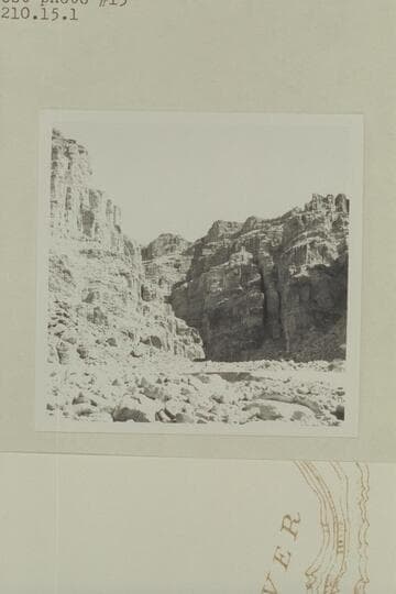 Side canyon on right bank at Mile 210.7 at head of Rapid #5