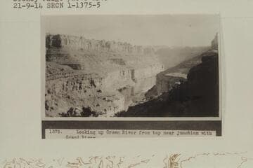 Up Green River from top at Mile 1