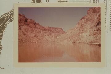 Up river from the left bank at Mile 209.3