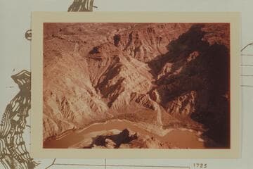 Side canyon at Mile 206.85 with gypsum intrusion