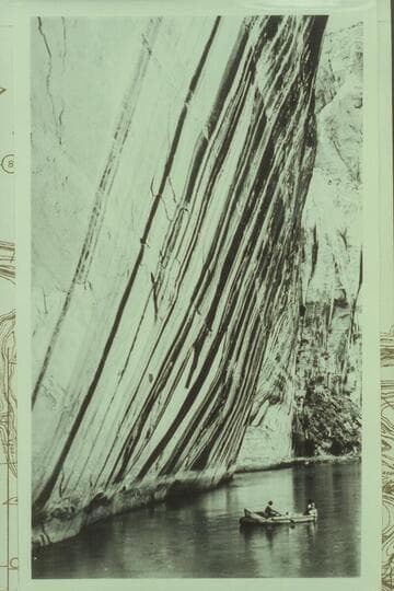 Tiger Wall on the Yampa River; Mile 8.9.  Dinosaur National Monument