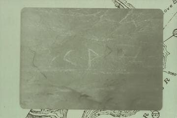 CP inscription at Rippling Brook which might be Clement Powell, who was there 1871, June 25