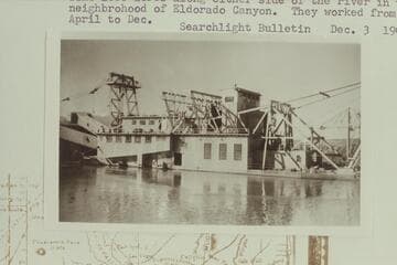 Dredge below Eldorado Canyon