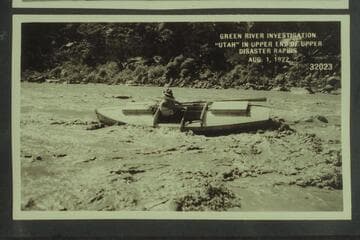Green River Investigation- "Utah" in upper end of Upper Disaster Rapids